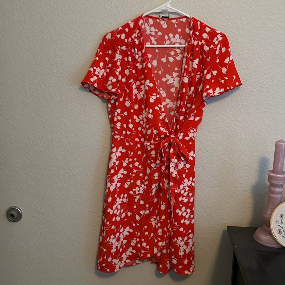 Red J. Crew dress